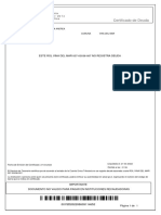 Certificado Deuda de Contribuciones Depto