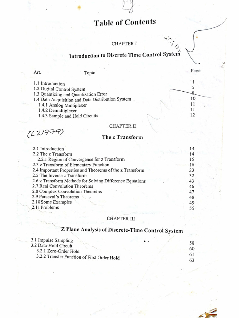 Digital Control Note | PDF | Control Theory | Discrete Time And ...