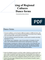 Making of Regional Cultures-Dance Forms