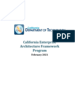 CA Enterprise Architecture Framework Program