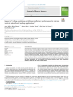 Impact of Cycling Conditions On Lithium Ion Battery Perform - 2024 - Journal of