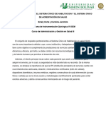 Perspectivas Sobre El Sistema Único de Habilitacion y El Sistema Único de Acreditación en Salud