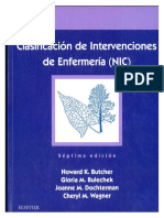 Clasificacion de Intervenciones de Enfermeria NIC 7 Edicion 23 11 2018 497538665