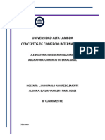 Universidad Alfa Lambda Conceptos de Comercio Internacional