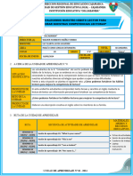3° 4° Unidad de Aprendizaje #01