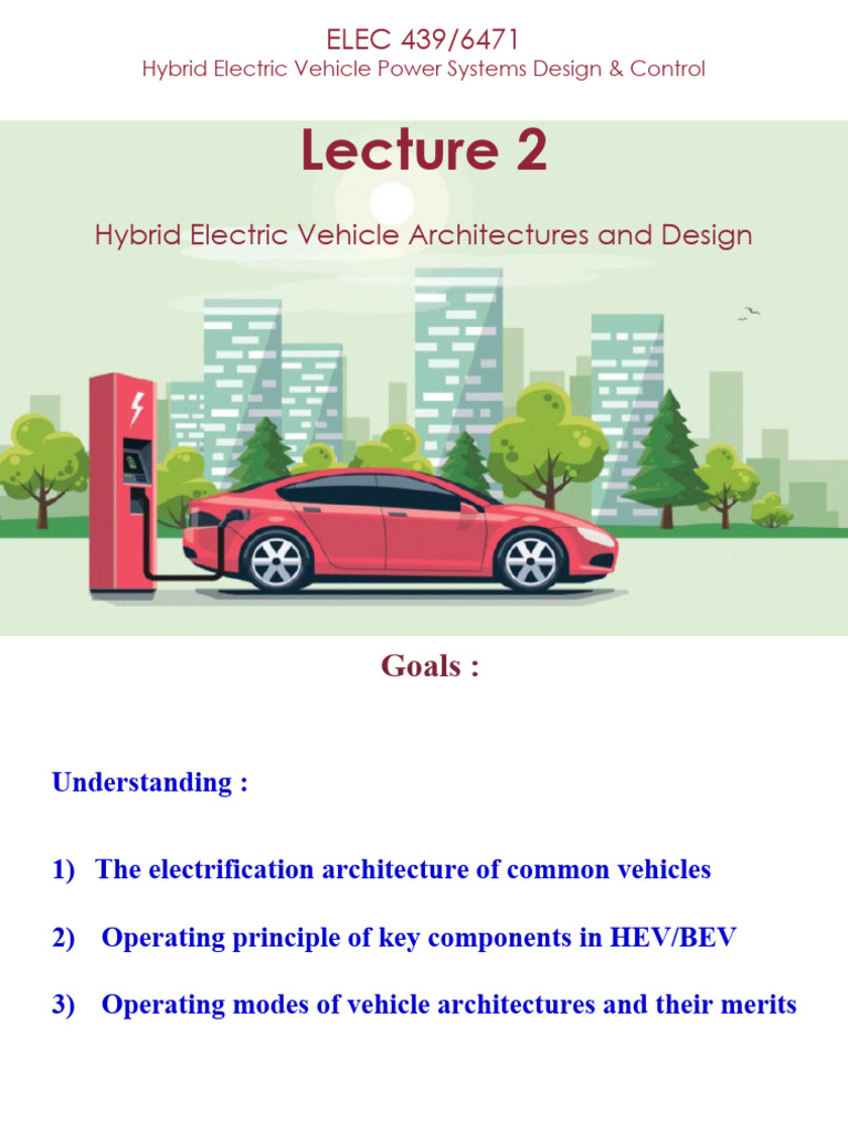 Hybrid Electric Vehicle Architecture Overview | PDF | Hybrid Electric ...