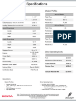 Hondajet Specs