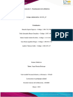 Escenario 2 - Fundamento de La Didáctica - Grupo 67