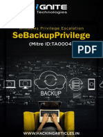 Windows Privilege Escalation - SeBackupPrivilege