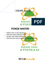 Struktur Dan Kebahasaan Eksplanasi