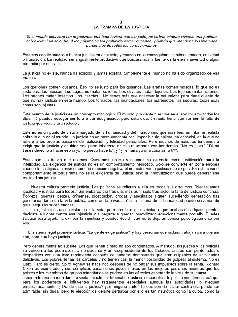 La Ilusión de la Justicia | PDF | Justicia | Crimen y violencia