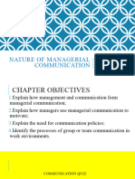 Lec 1 Nature of Managerial Communication