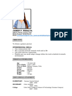 Resume - Peralta, Jamen P.