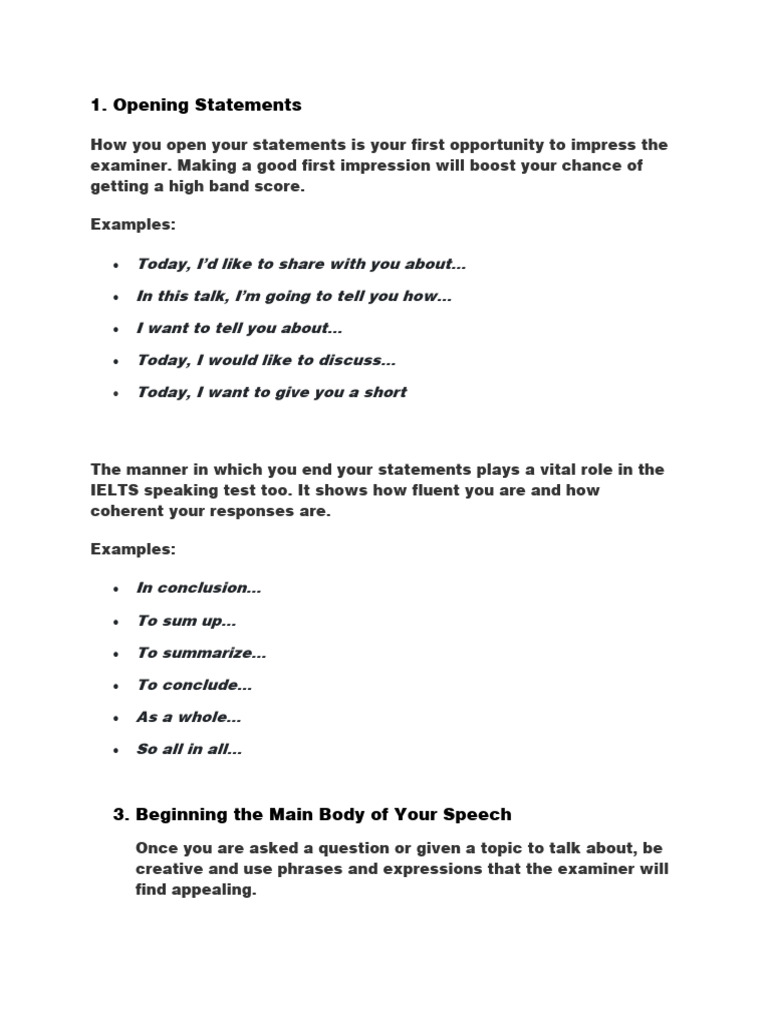 Ielts Speaking | PDF | Adverb | Cognitive Science