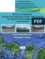 Renops Lebaran Pelabuhan Padangbai 2024