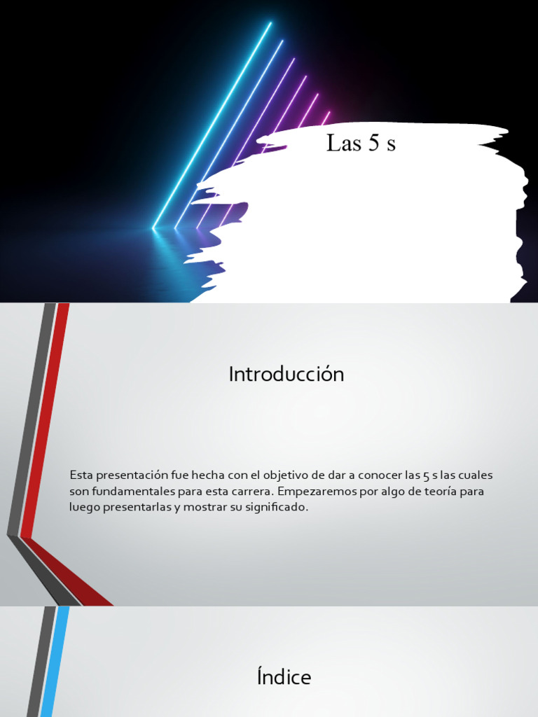 Las 5 s | PDF