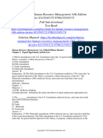 Test Bank For Human Resource Management 14Th Edition Dessler 0133545172 9780133545173 Full Chapter PDF
