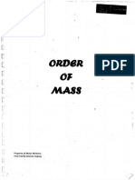 Order of Mass Book