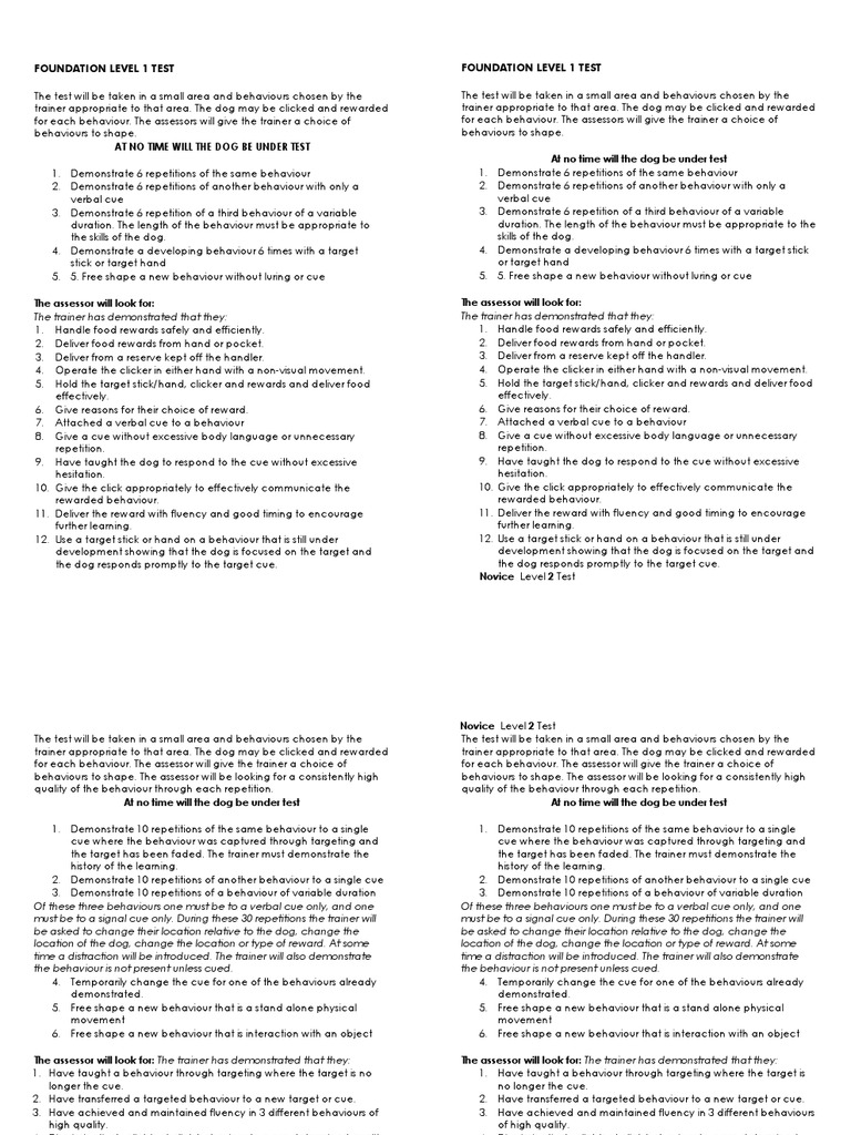 Level and 2 Tests | PDF | Nonverbal Communication | Body Language