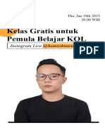 Who Is KOL - KOL Class For Beginners - KOL For All by Hamzah Nasution