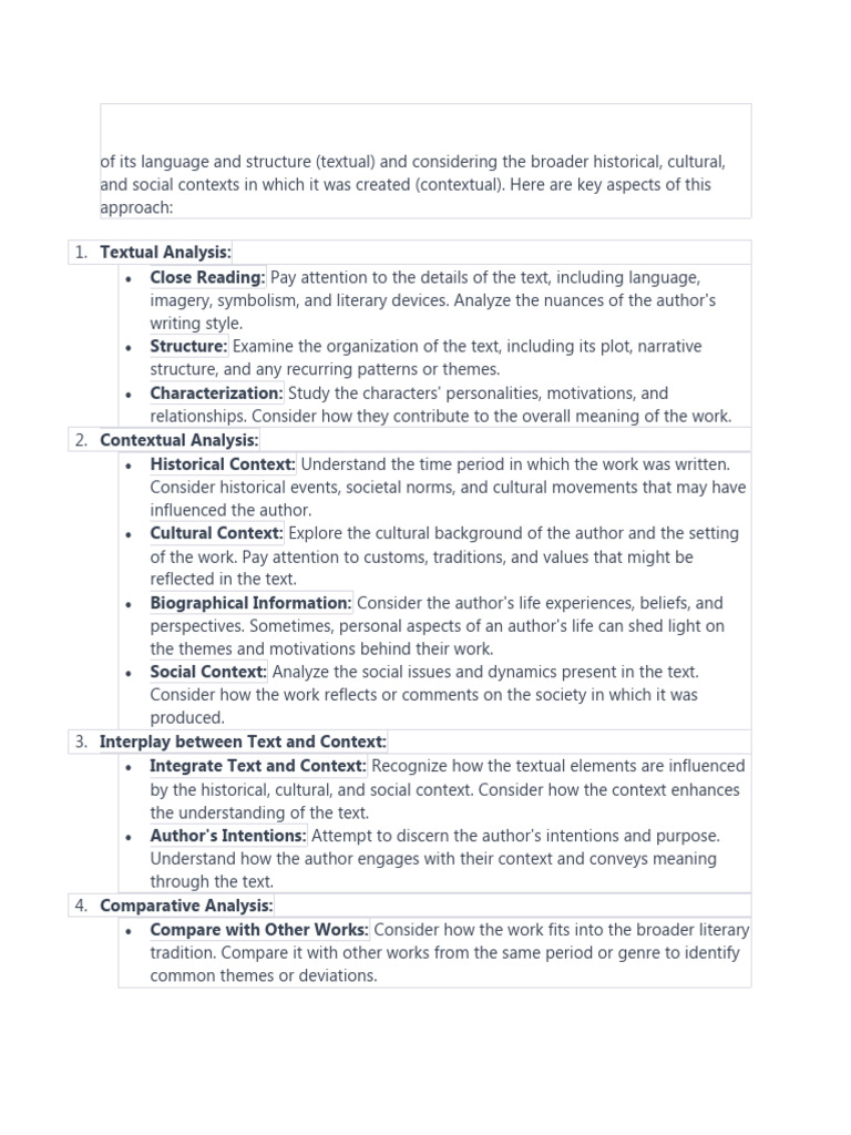 Textual and Contextual Reading Approaches | PDF | Narrative | Genre