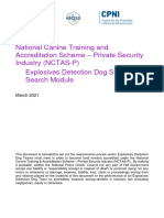 National Canine Training and Accreditation Scheme - Private Industry NCTAS-P