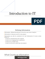1.2 Introduction To IT