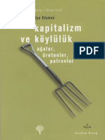 Oya Köymen - Kapitalizm Ve Köylülük Ağalar, Üretenler, Patronlar (Yordam Kitap, 2. Baskı, 2012) Orj.