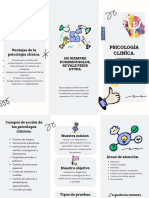 Folleto Tríptico de Servicio de Marketing Agencia Creativa Ilustrado Doodle Multicolor