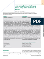 Ovarian Response and Conception Rate Following (Expo)