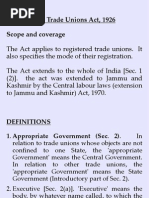 Trade Unions Act