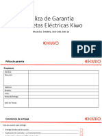 Póliza de Garantía Kiwo Bicicletas Eléctricas Nov 2023