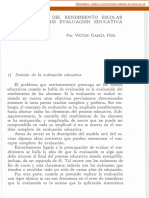 Sentido de La Evaluación Educativa: Por Víctor García