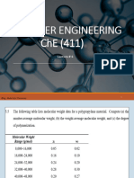 Polymer Engineering Che (411) : Lecture # 4