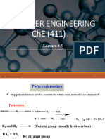 Polymer Engineering Che (411) : Lecture # 5