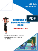 Carpeta de Recuperacion C.S. Enero - Yanina Taipe Gutierrez