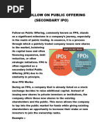 Fpo: Follow On Public Offering (Secondary Ipo)