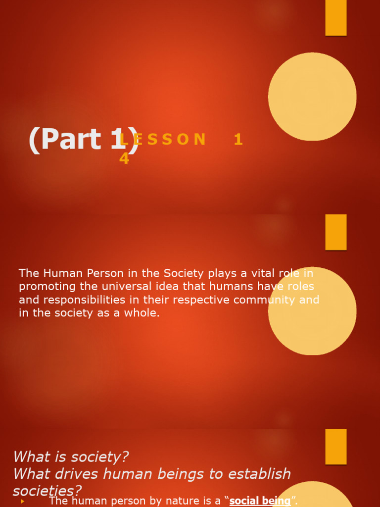 Human Role in Society and Social Contracts | PDF | Social Contract ...