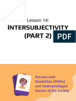 Lesson 13 - Intersubjectivity - (Part 2) - Hand Outs