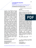 Perfil Nutricional em Atletas de Jiu-Jitsu