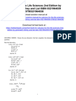 Calculus For The Life Sciences 2Nd Edition Greenwell Test Bank Full Chapter PDF