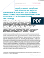 Acute Coronary Syndromes and Acute Heart Failure A Diagnostic Dilemma