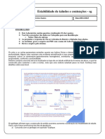 Estabilidade de Taludes e Contenções - SG