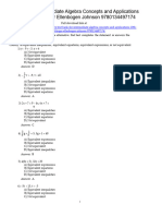 Intermediate Algebra Concepts and Applications 10Th Edition Bittinger Test Bank Full Chapter PDF