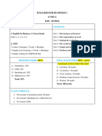 Course Outline (COB1)