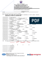 FOURTH QUARTER EXAM IN MANDARIN 8 - Revised