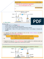 Réaction Des Matériaux Organiques Avec Le Dioxygène de L'air