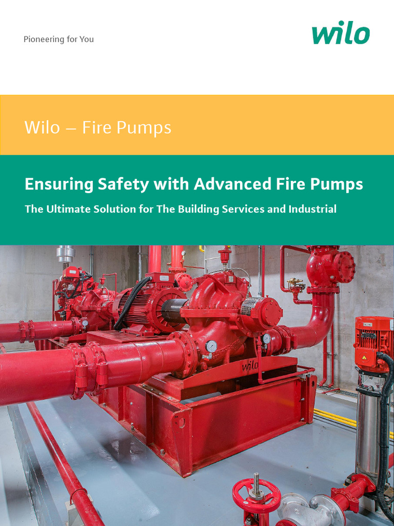 Wilo Fire Pumps: Safety & Solutions | PDF | Pump | Engines