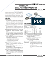 Differential Pressure Transmitter: Remote Seal Type