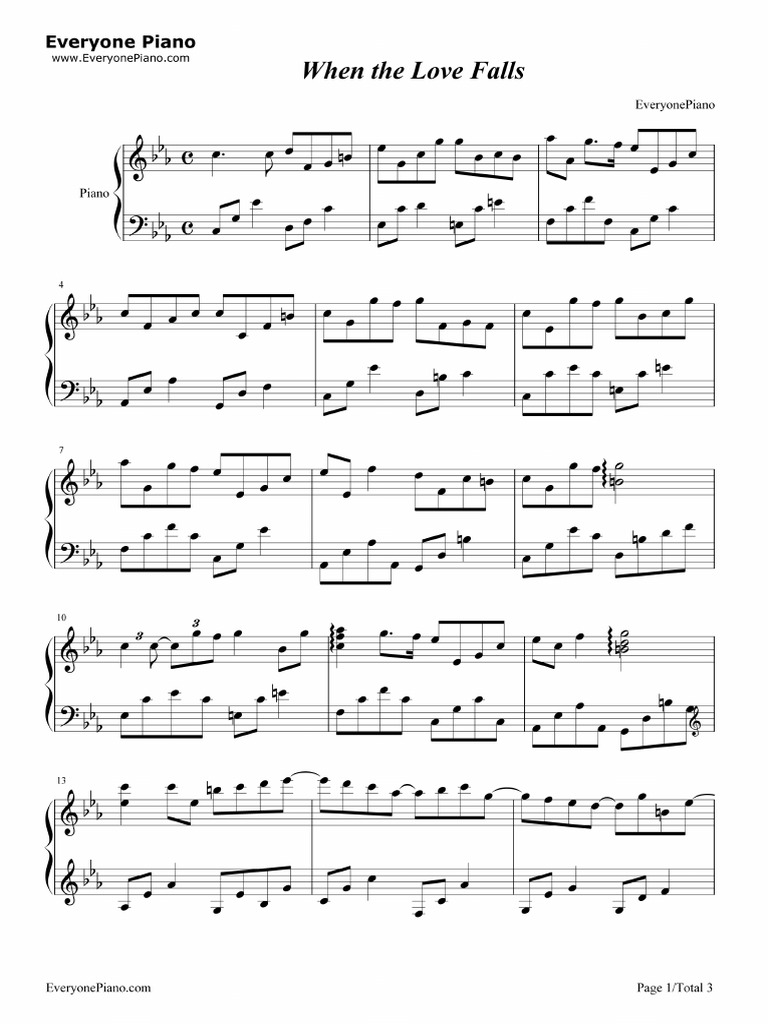 When the love falls PDF